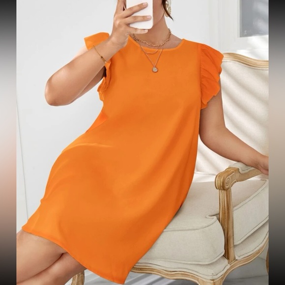 Boho ruffle hem tunic dress - Picture 2 of 16